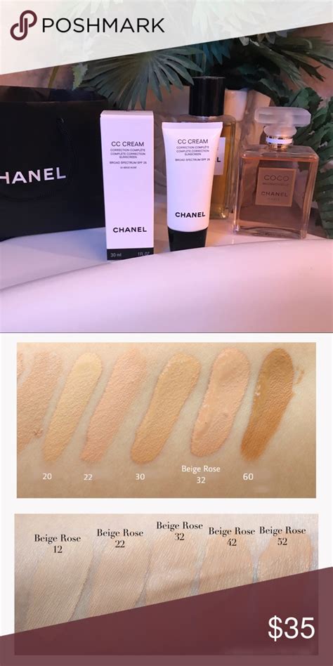 chanel cc cream beige rose vs beige|chanel cc cream beige 40.